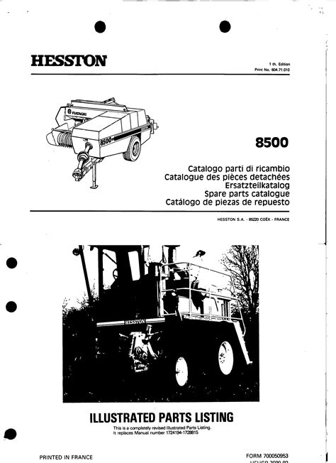 hesston tractor parts